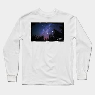 Zodiac Majesty Libra Constellation Long Sleeve T-Shirt